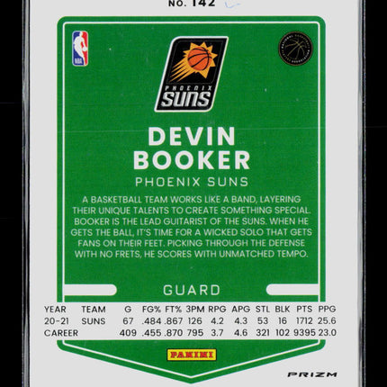 2022 Panini Donruss Optic Devin Booker #142 Blue Velocity