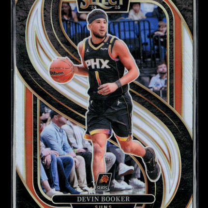 2025 Panini Select Devin Booker #139 Premier Level Silver