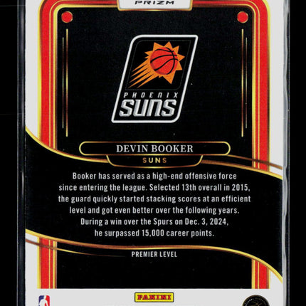 2025 Panini Select Devin Booker #139 Premier Level Silver