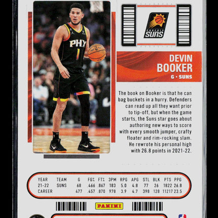 2023 Panini Contenders Basketball Devin Booker #67 Game Ticket