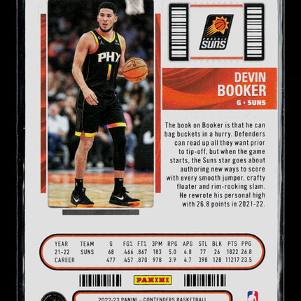 2023 Panini Contenders Basketball Devin Booker #67