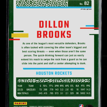2024 Panini Donruss Optic Basketball Dillon Brooks #82 Holo