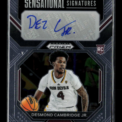 2023 Panini Prizm Draft Picks Desmond Cambridge Jr. #SS-DCJ RC Auto