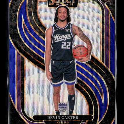 2025 Panini Select Devin Carter #174 Blue RC 71/75