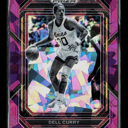 2023 Panini Prizm Draft Picks Dell Curry #83 Purple Ice 085/149