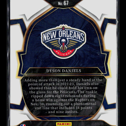 2023 Panini Select Basketball Dyson Daniels #67 Blue RC