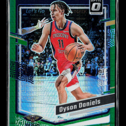 2024 Panini Donruss Optic Dyson Daniels #186 Green Prizm
