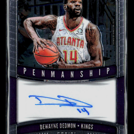 2019 Panini Prizm Penmanship Dewayne Dedmon #PM-DWD Auto
