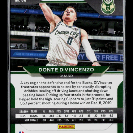 2021 Panini Prizm Donte DiVincenzo #50 Disco