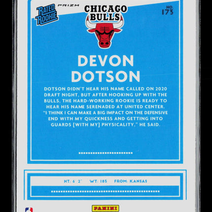 2021 Panini Donruss Optic Devon Dotson #173 Pink Hyper