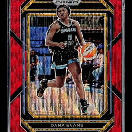 2023 Panini Prizm WNBA Dana Evans #59 Red Wave