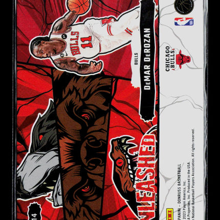 2023 Panini Donruss Basketball Unleashed DeMar DeRozan #14 Press Proof