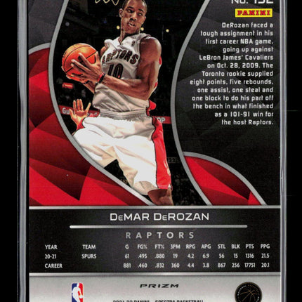 2022 Panini Spectra DeMar DeRozan #152 Prizm