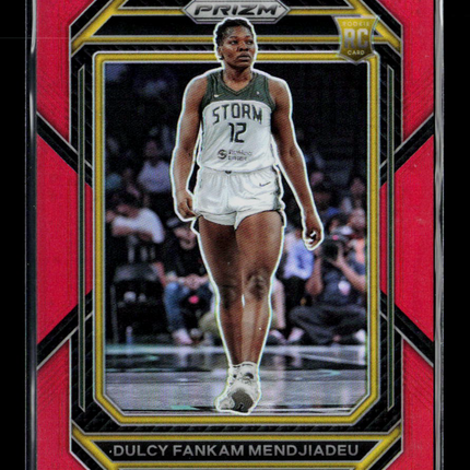 2023 Panini Prizm WNBA Dulcy Fankam Mendjiadeu #42 Red RC 184/199