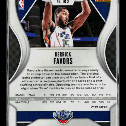2019 Panini Prizm Derrick Favors #169 Red Wave