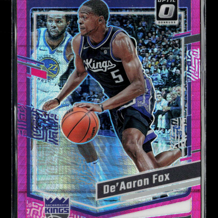 2024 Panini Donruss Optic De'Aaron Fox #52 Pink