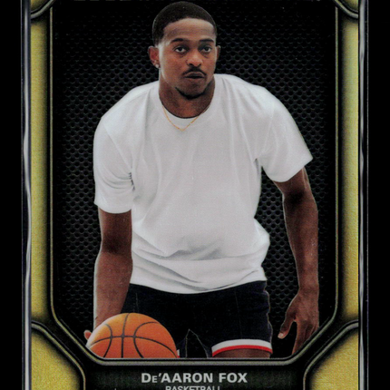 2024 Upper Deck Goodwin Champions De'Aaron Fox #P3 Black and Gold 30/50