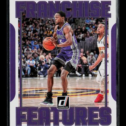 2023 Donruss Franchise Features De'Aaron Fox #24
