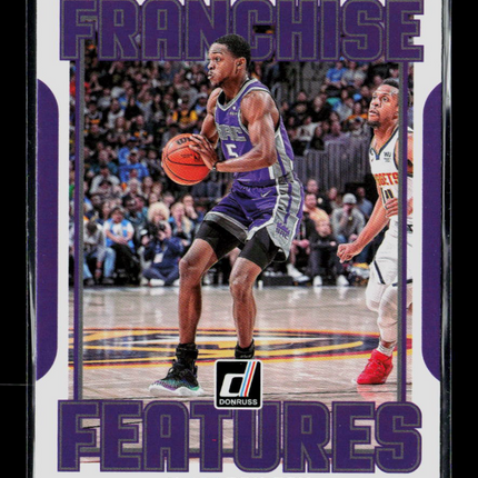 2023 Donruss Franchise Features De'Aaron Fox #24
