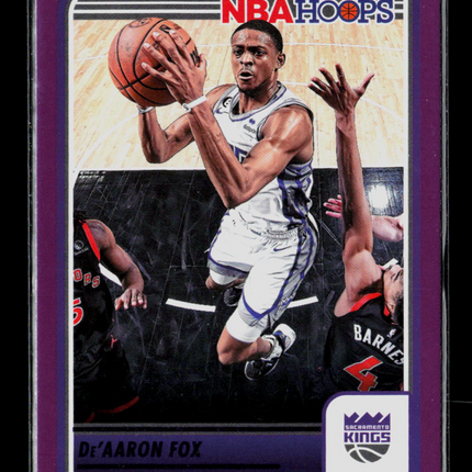 2023 Panini NBA Hoops De'Aaron Fox #174 Purple