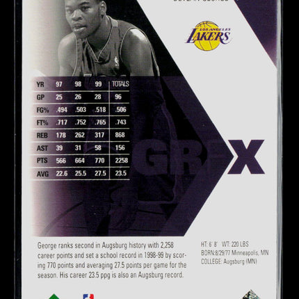1999 Upper Deck HoloGrFX Devean George #79 AU AUsome