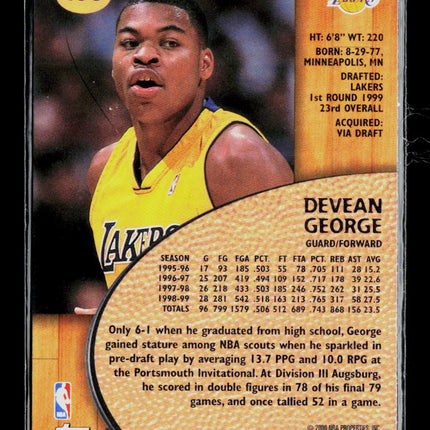 2000 Topps Stadium Club Devean George #198