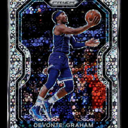 2021 Panini Prizm Devonte' Graham #73 Fast Break Disco