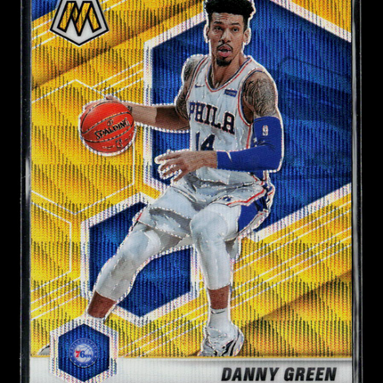 2021 Panini Mosaic Danny Green #83 Yellow Wave
