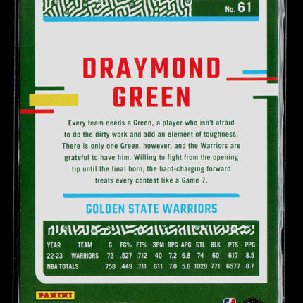2023 Panini Donruss Draymond Green #61 Green Laser