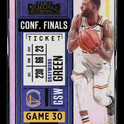 2021 Panini Contenders Draymond Green #41 Conference Finals Ticket 40/75