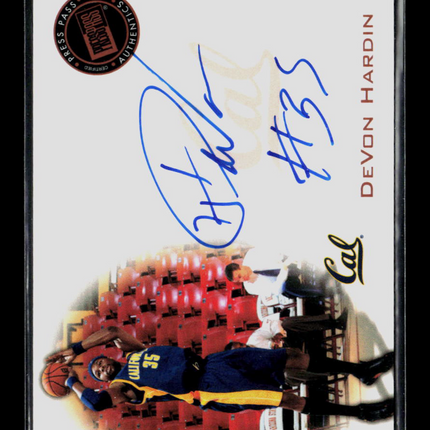 2008 Press Pass Signings Devon Hardin #PPS-DH Auto
