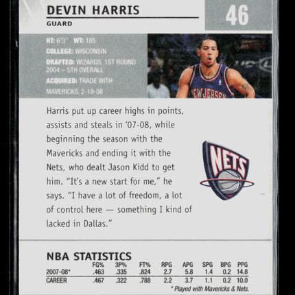2007 Topps Co-Signers Devin Harris #46 /199