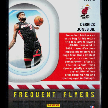 2020 Panini Hoops Frequent Flyers Derrick Jones Jr. #2