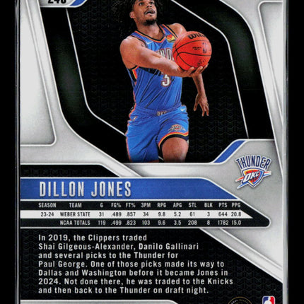 2024 Panini Prizm Dillon Jones #240 RC Hyper