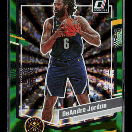 2023 Panini Donruss DeAndre Jordan #179 Green Laser