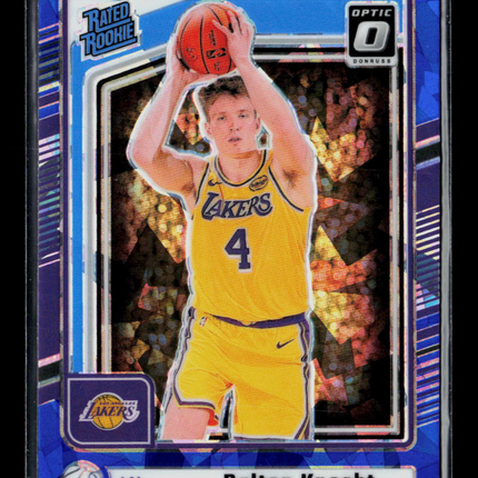 2024 Panini Donruss Optic Dalton Knecht #P-227 Blue Cracked Ice