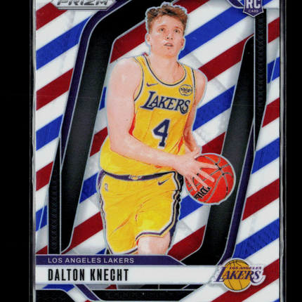 2024 Panini Prizm Basketball Dalton Knecht #238 Red White and Blue RC