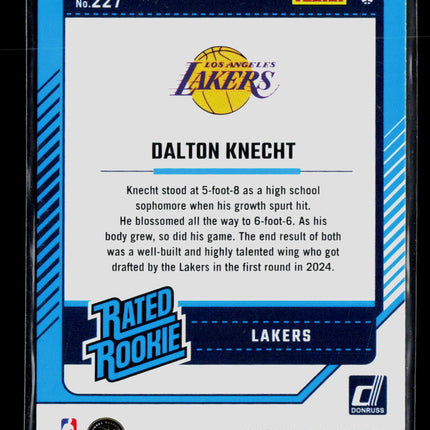 2024 Panini Donruss Dalton Knecht #227 Red Laser