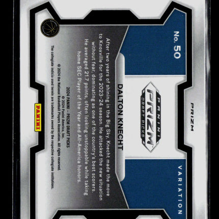2024 Panini Prizm Draft Picks Dalton Knecht #50 Variation RC