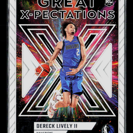 2023 Panini Donruss Great X-Pectations Dereck Lively II #20 RC