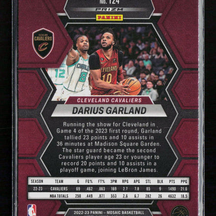 2023 Panini Mosaic Basketball Darius Garland #124 Disco