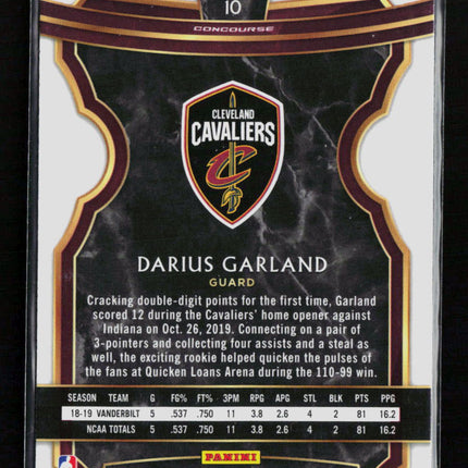 2020 Panini Select Darius Garland #10 RC