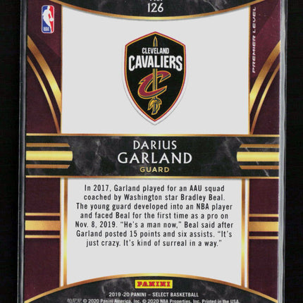 2020 Panini Select Darius Garland #126 RC