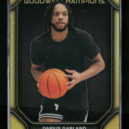 2024 Upper Deck Goodwin Champions Darius Garland #P6 Black and Gold 02/50