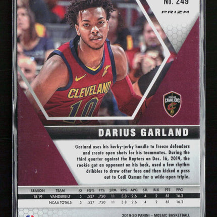 2020 Panini Mosaic Prizm Darius Garland #249 Pink Camo RC