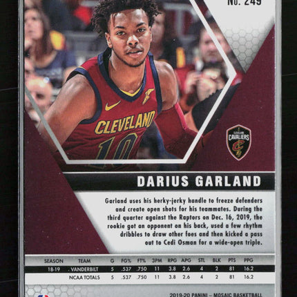 2020 Panini Mosaic Darius Garland #249 RC