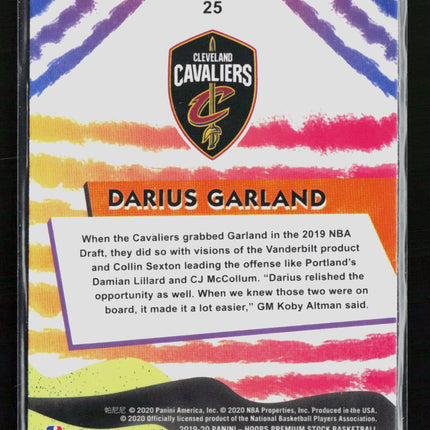 2020 Panini Hoops Premium Stock We Got Next Darius Garland #25 Blue