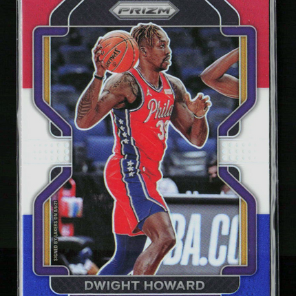 2021 Panini Prizm Dwight Howard #172 Red White Blue