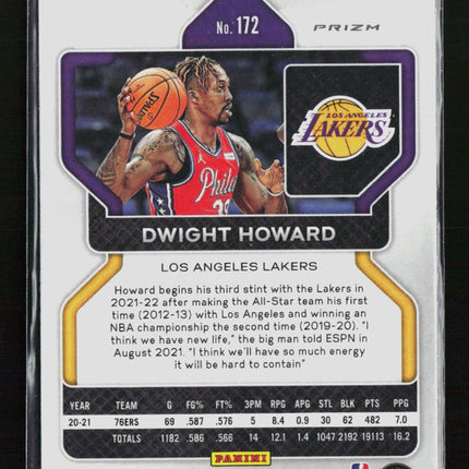 2021 Panini Prizm Dwight Howard #172 Red White Blue