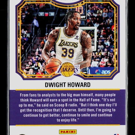2023 Panini Contenders Basketball Dwight Howard #16 Purple